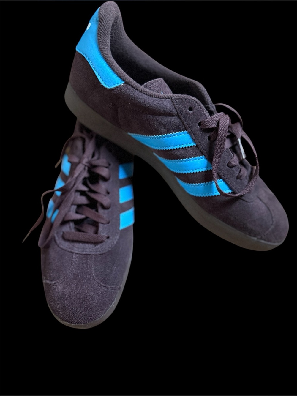 Adidas Gazelle Brown & Blue Suede Sneakers Men’s Size 8.5